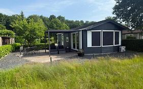 Luxe chalet met uniek vrij uitzicht op rustig park in Papenvoort DRENTHE
